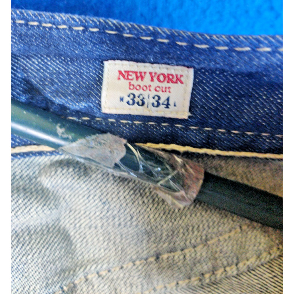 MEK Denim Women’s Shorts Size 33 Cutoff Distressed Button Fly Blue Y2K - Picture 4 of 16